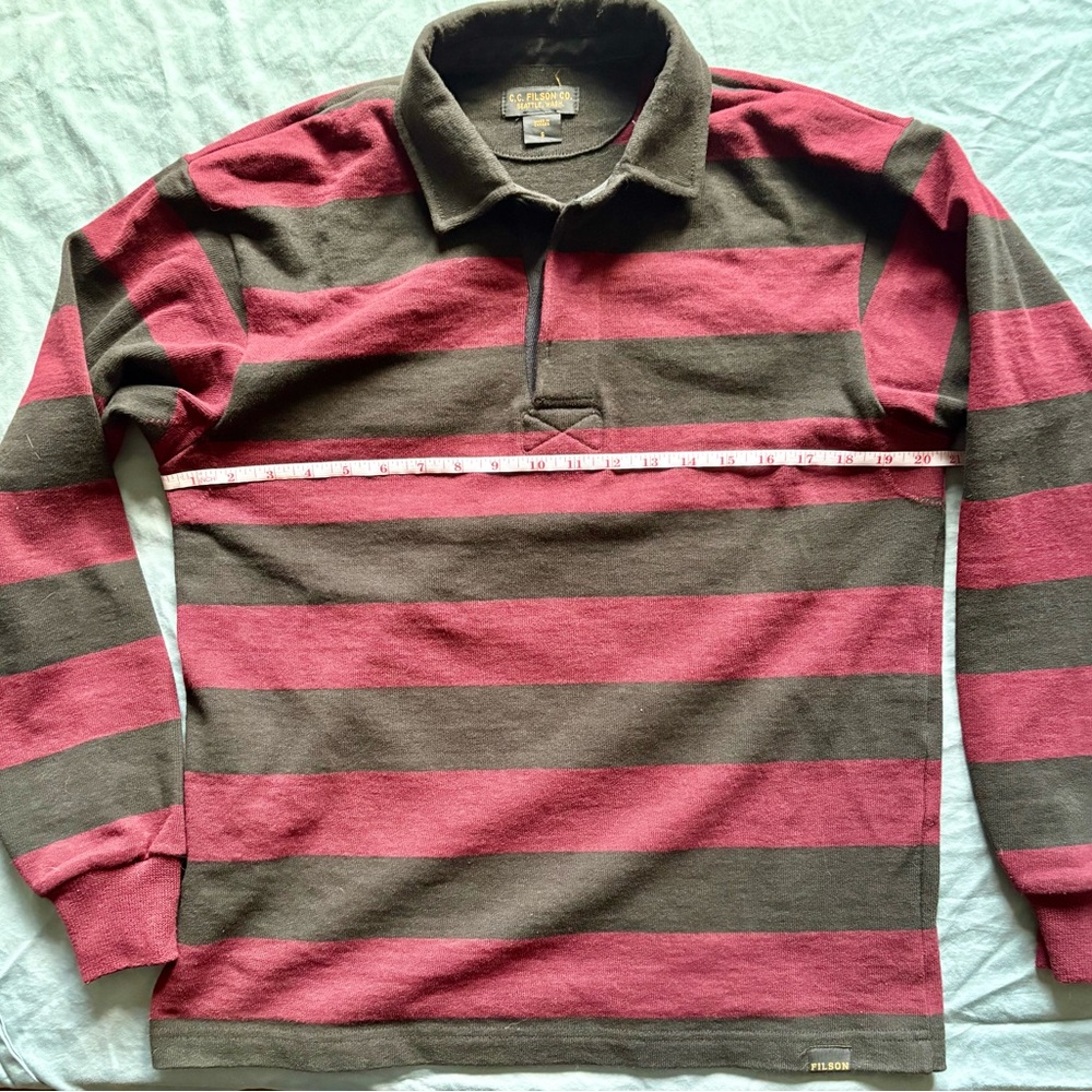 Filson x Barbarian Striped Rugby Shirt